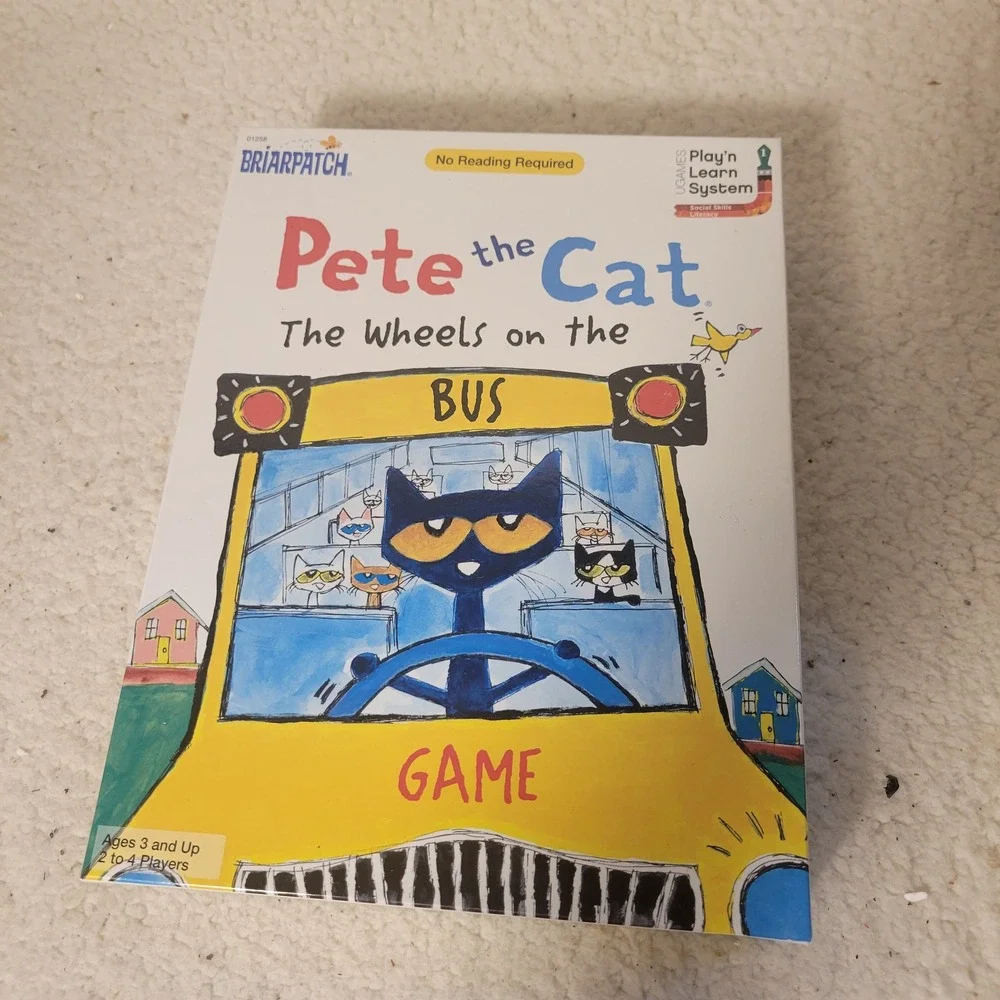 Pete‎ the Cat The Wheels on the Bus Board Game Briarpatch University Games 01258